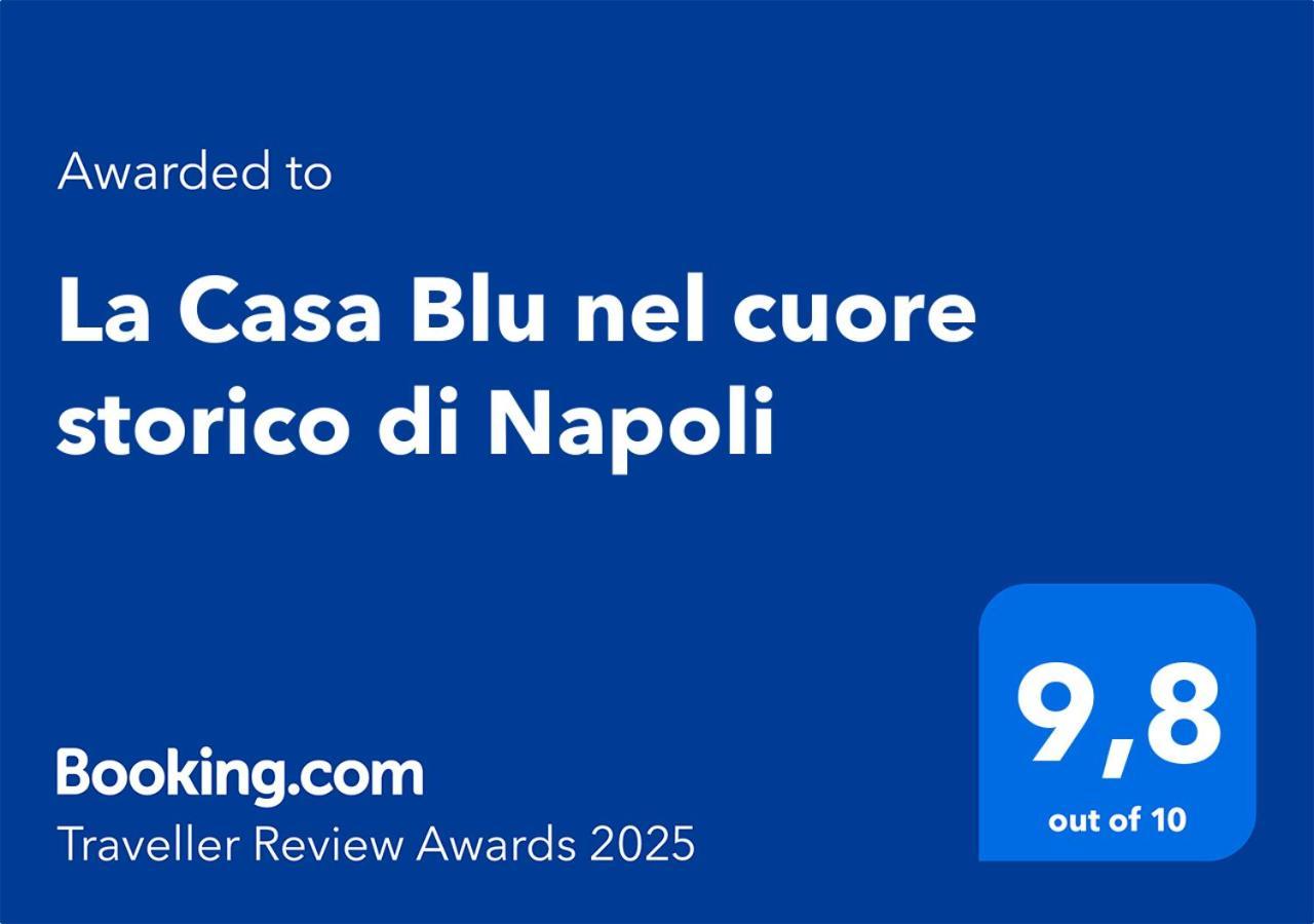 La Casa Blu Nel Cuore Storico Di Napoli Εξωτερικό φωτογραφία